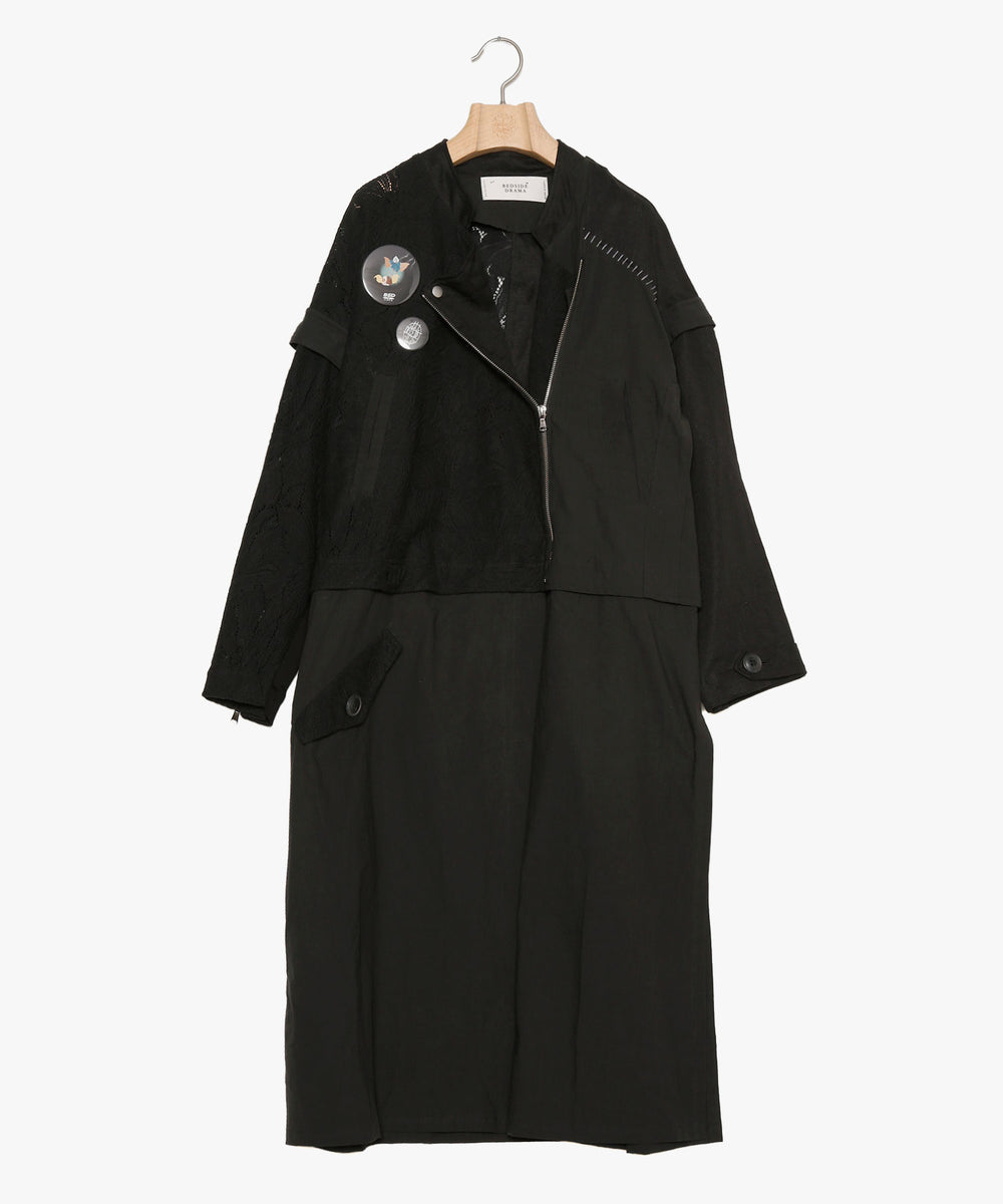 bedsidedrama/ベッドサイドドラマ Franken's 3way Coat (BLACK