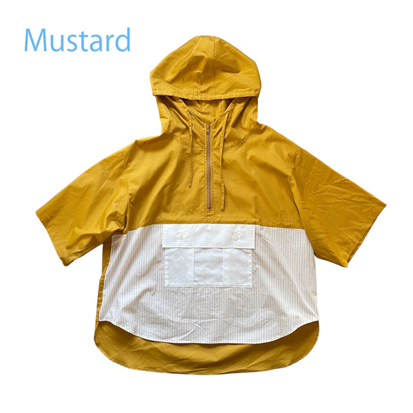 ☆予約☆　swoon/スーン  アノラックシャツ（Mustard）03-sw21-522-023
