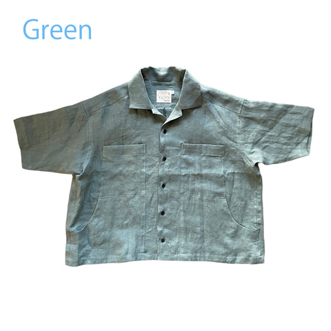 ☆予約☆　swoon/スーン マルチポケットシャツ（Green）07-sw21-524-212