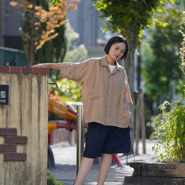 ☆予約☆　swoon/スーン マルチポケットシャツ（Brown）07-sw21-524-212