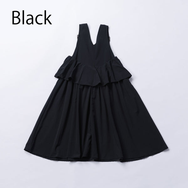 ヌヌフォルム/nunuforme　レイヤードフリルジャンスカ　　[10-nf25-498-025A] ブラック