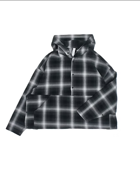 MOUNTEN./マウンテン ombre check pullover (slategray)　　[mp99-1921]