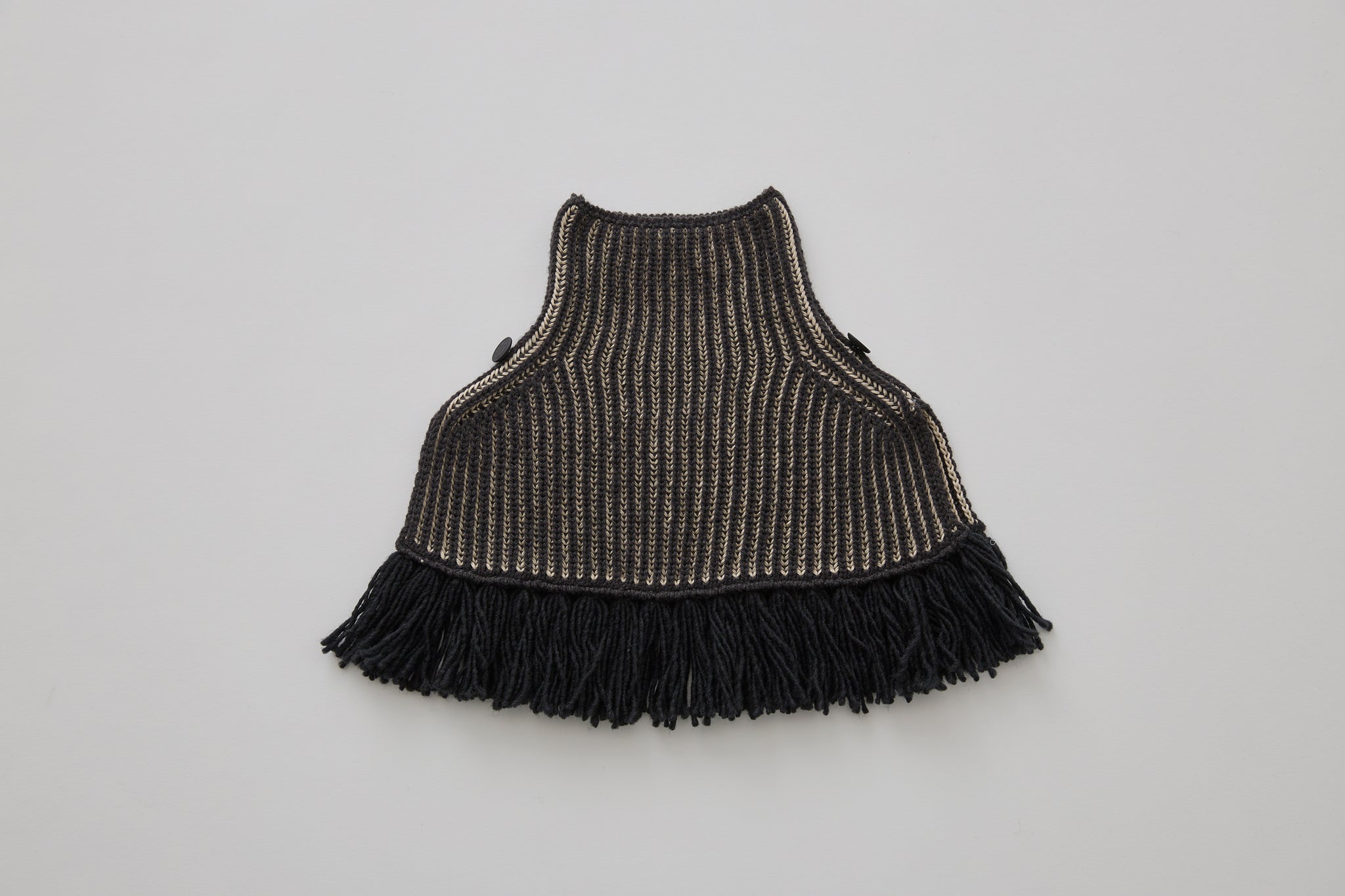 eLfinFolk [ エルフィンフォルク ] 25AW】eLfinFolk(エルフィンフォルク)Rib Knit Knights Cape Ⅱ