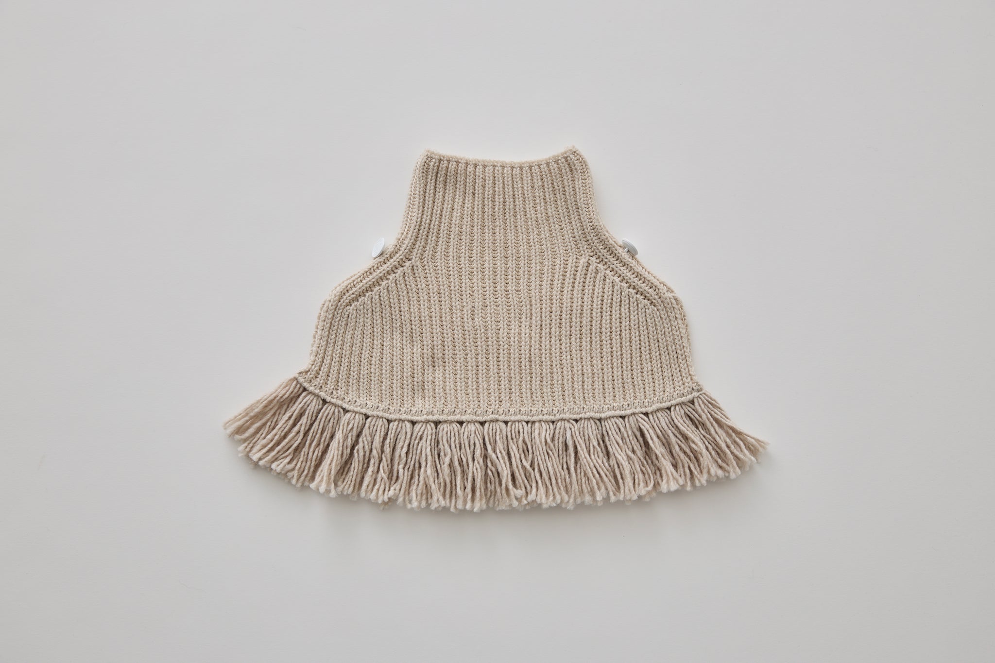 Elfinfolk/elfinfolk 01elf252K34Rib Knit Knights cape(ivory)