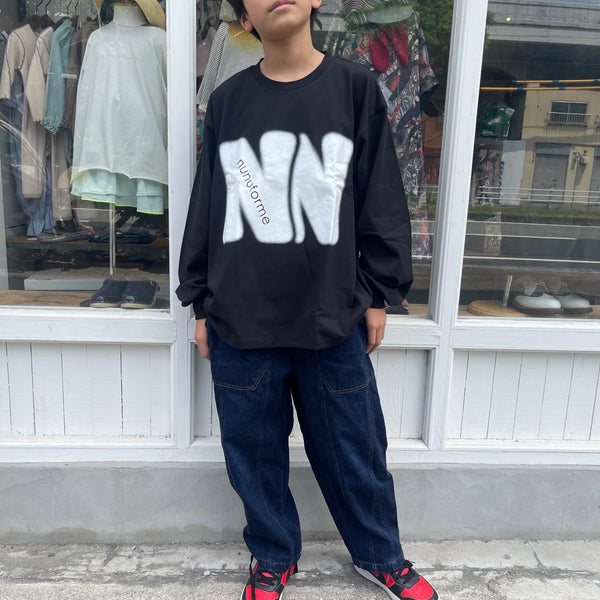 25aw nunuforme NN print T nt2400703 (black)