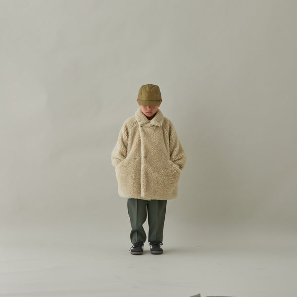 MOUNTEN./マウンテンboa half coat/MC32-1631/natural