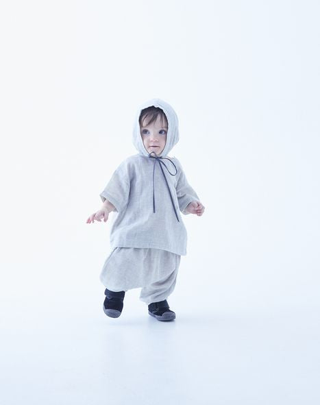 エルフィンフォルク/elfinfolk double gauze bonnet (light gray) elf261a49