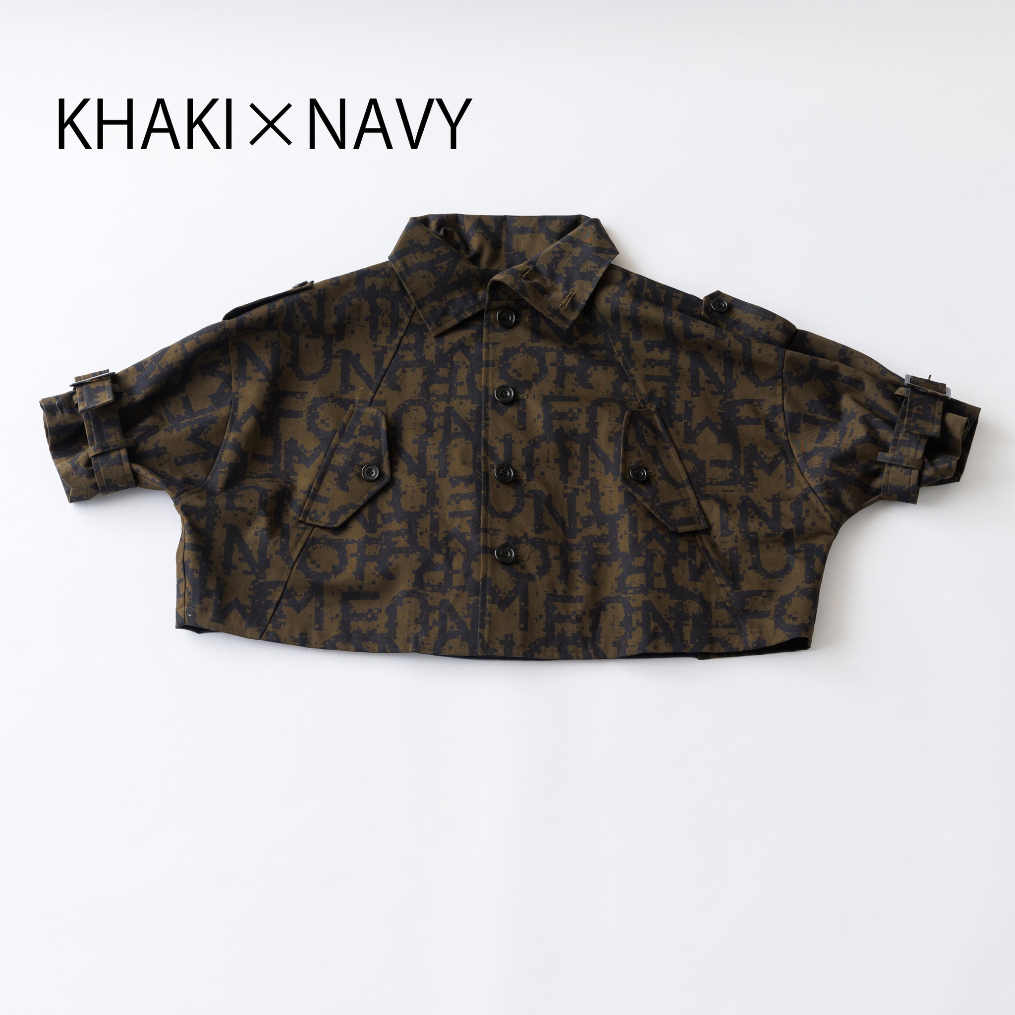 nunuforme NOISE NUNU wide jacket 29nf24106244 (khaki navy)