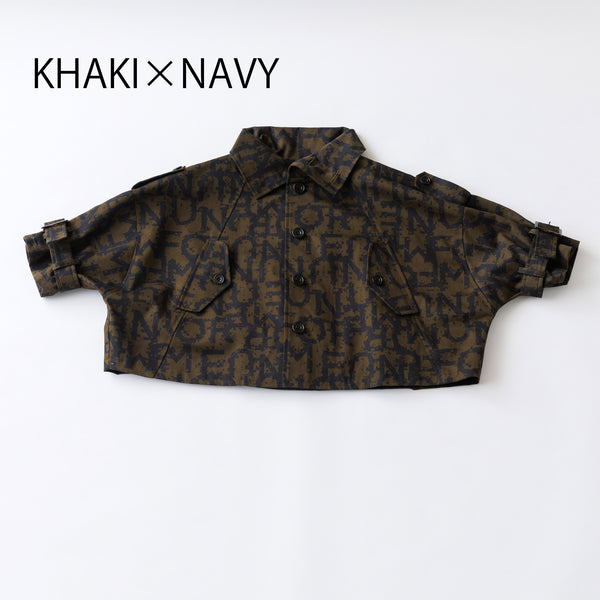 nunuforme NOISE NUNU wide jacket 29nf24106244 (khaki navy)