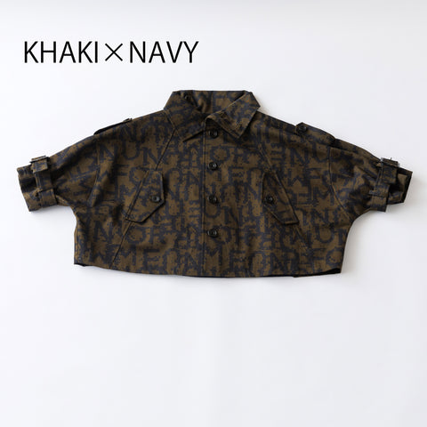 ヌヌフォルム/nunuforme　ＮＯＩＳＥ　ＮＵＮＵ　ワイドジャケット　29nf24106244(カーキネイビー）