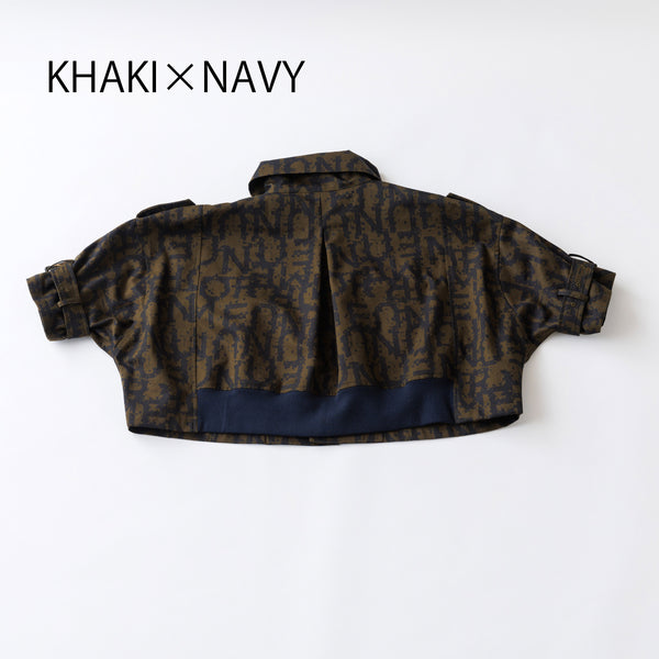 nunuforme NOISE NUNU wide jacket 29nf24106244 (khaki navy)