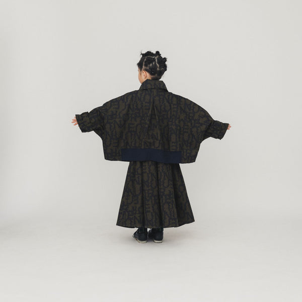 nunuforme NOISE NUNU wide jacket 29nf24106244 (khaki navy)