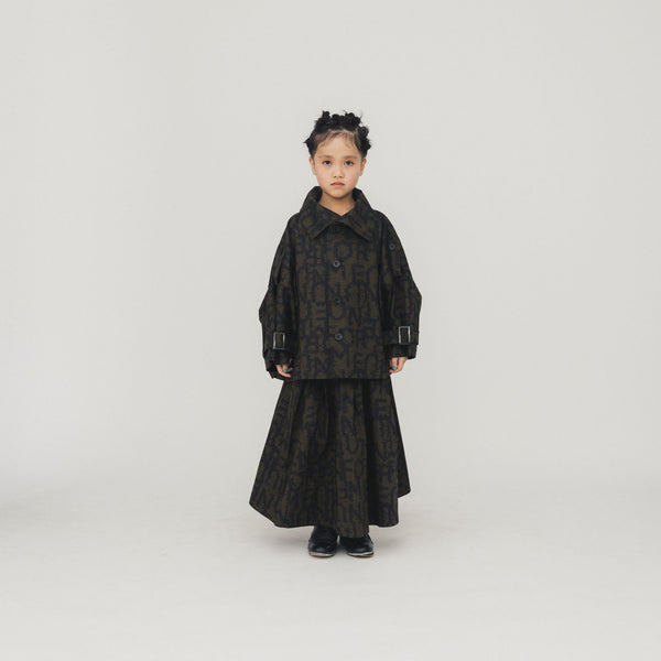 nunuforme NOISE NUNU wide jacket 29nf24106244 (khaki navy)