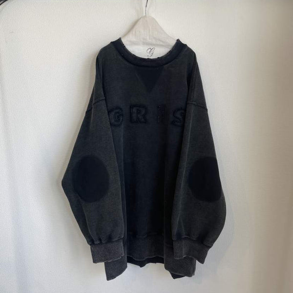 GRIS/グリ/  Relief sweat  GR24AW-CU001 BLACK