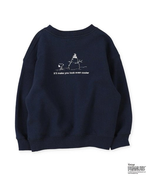 Groovy colors / Groovy Colors SNOW SNOOPY Sweatshirt (Navy) 42581471