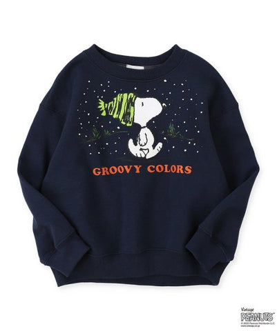 Groovy colors / グルービーカラーズ  SNOW SNOOPY Sweatshirt（ネイビー）　42581471
