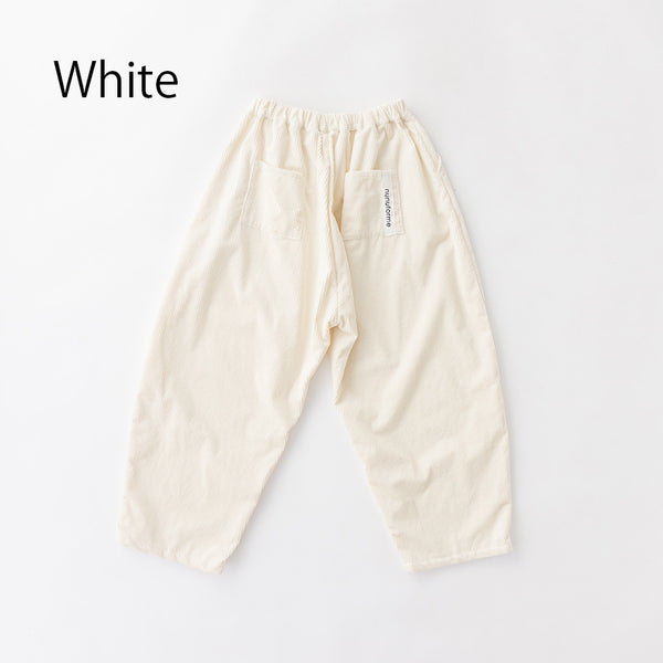 2024AW ヌヌフォルム/nunuforme 52nf22-694-222/カーブパンツ/white