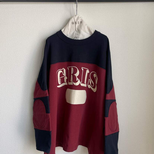 GRIS/Guri/Football long sleeve tee (burgundu) GR25awcu003