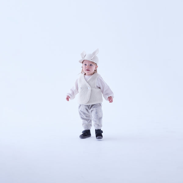 Elfinfolk/elfinfolk 01elf252F68Sheep boa baby Vest (ivory)