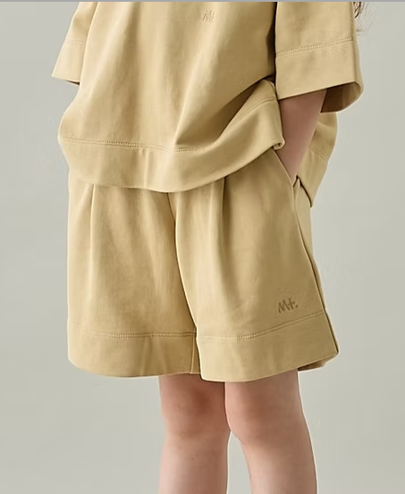 MOUNTEN./マウンテン light terry half pants　　[MP78-1941a]　honey