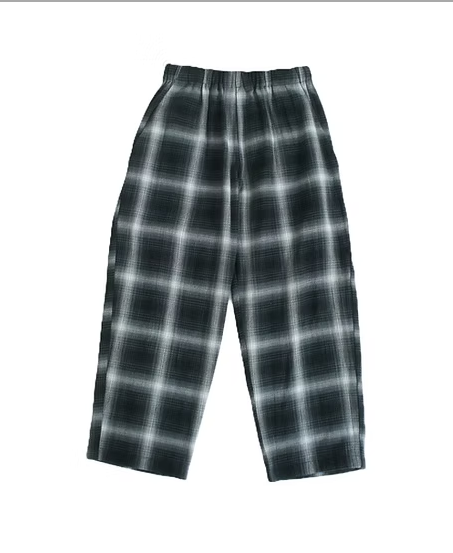 MOUNTEN./マウンテン ombre check loose (slategray)　　[mp99-1922]