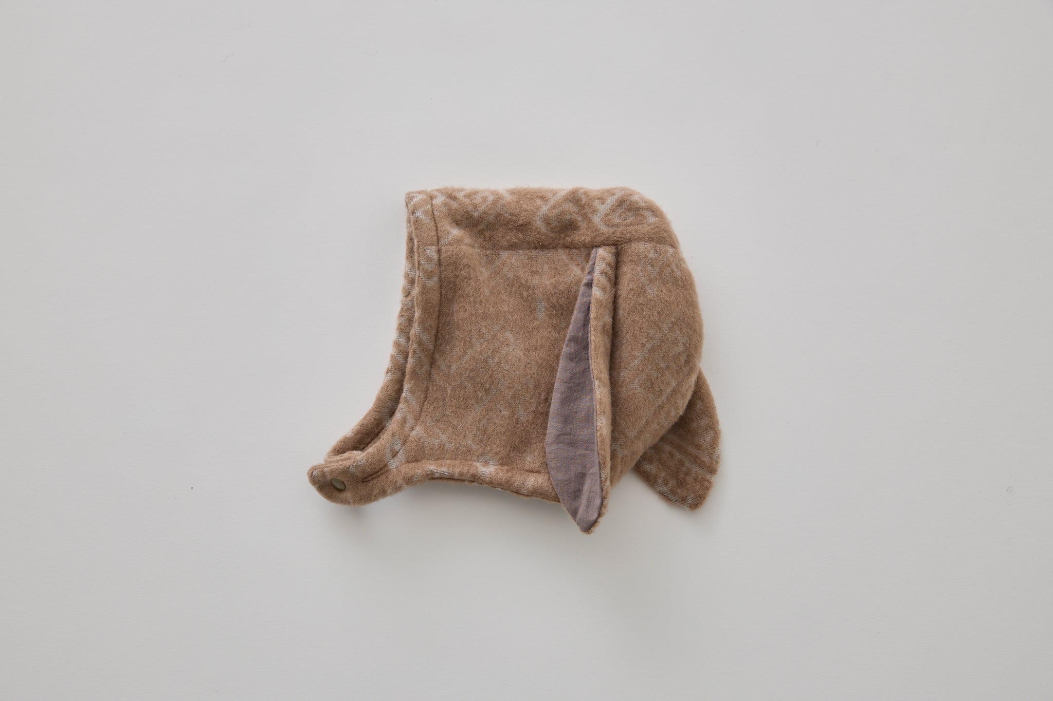 Elfinfolk/elfinfolk 01elf252A13Snow Jacquard Bunny Bonnet(brown)