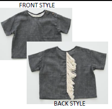 エルフィンフォルク/elfinfolk double gauze tategami (black) elf261f46