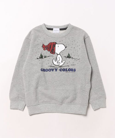 Groovy colors / グルービーカラーズ  SNOW SNOOPY Sweatshirt（グレー）　42581471
