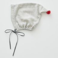 エルフィンフォルク/elfinfolk double gauze bonnet (light gray) elf261a49