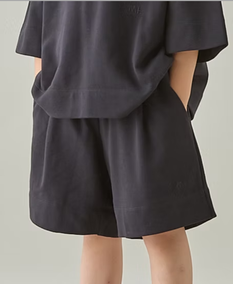 MOUNTEN./マウンテン light terry half pants　　[MP78-1941a]　black