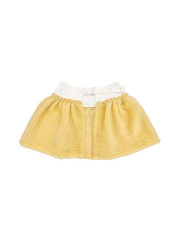 UNIONINI/ユニオニーニ/24awac102 WRAP BOA SKIRT　yellow