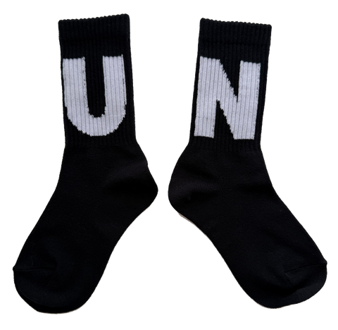 UNIONINI/ユニオニーニ/ UN sosks(black)ac110