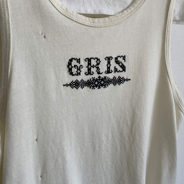 GRIS/グリ/ Drawing tank top(ECRU) GR26SS-CU004