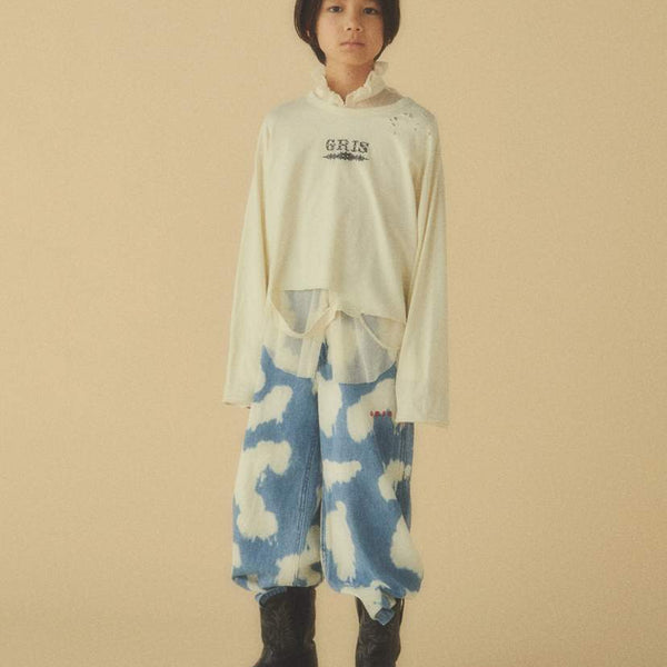 GRIS/グリ/   Denim wide painter pants (HAND BLEACH) GR26SS-PT002