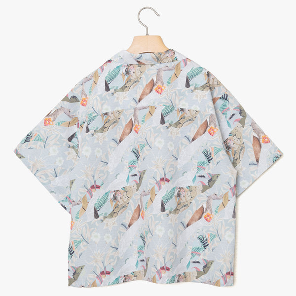 ☆予約☆25SS　Women's　bedsidedrama/ベッドサイドドラマ　Arts＆Crafts ALOHAShirt(GREY) BSD25SS-05