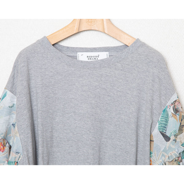 ☆予約☆25SS　Women's　bedsidedrama/ベッドサイドドラマ　Arts＆Crafts Flare Sleeve Tee(GREY) BSD25SS-09