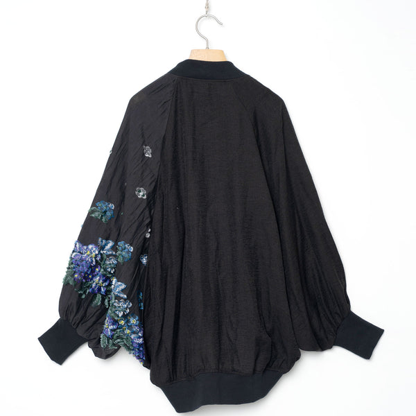 Women's　bedsidedrama/ベッドサイドドラマ  Mosaic Garden Blouson(BLACK) BSD26SS-01