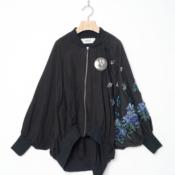 Women's　bedsidedrama/ベッドサイドドラマ  Mosaic Garden Blouson(BLACK) BSD26SS-01