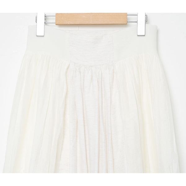 Women's　bedsidedrama/ベッドサイドドラマ  Mosaic Garden Lace-Up skirt (White) BSD26SS-03