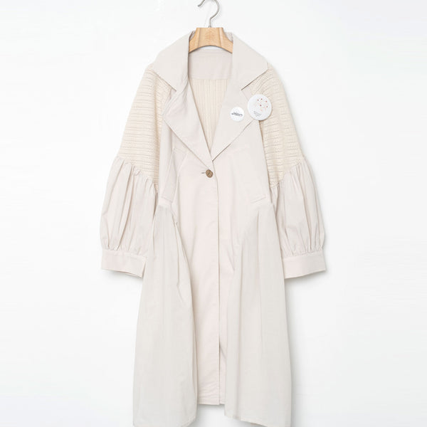 26SS　Women's　bedsidedrama/ベッドサイドドラマ  Mixed Tutu Coat(NATURAL) BSD26SS-04