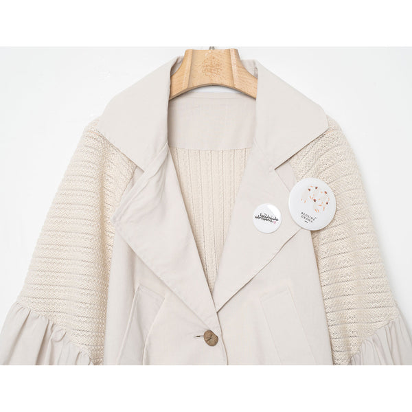 26SS　Women's　bedsidedrama/ベッドサイドドラマ  Mixed Tutu Coat(NATURAL) BSD26SS-04