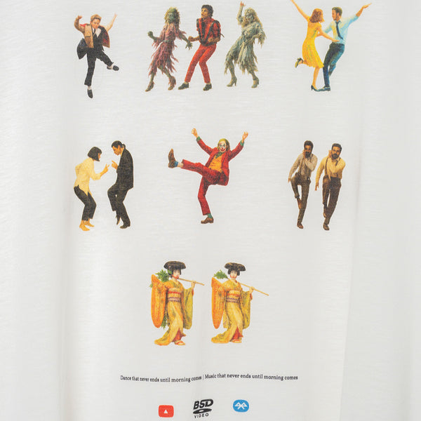 Women's　bedsidedrama/ベッドサイドドラマ OMNIDANCE Flare T-Shirt (WHITE) BSD26SS-25A