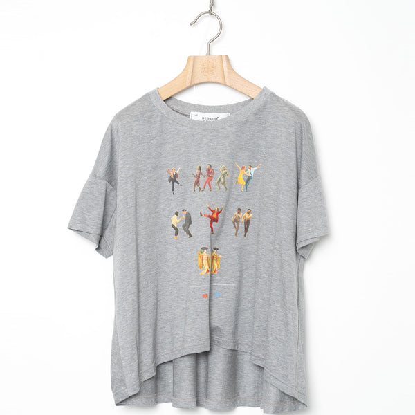 Women's　bedsidedrama/ベッドサイドドラマ OMNIDANCE Flare T-Shirt (WHITE) BSD26SS-25A