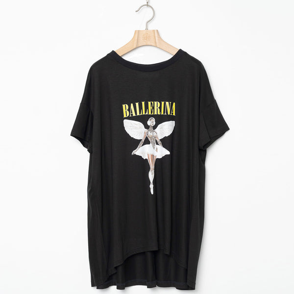 Women's　bedsidedrama/ベッドサイドドラマ NEO BALLERINA Flare T-Shirt (WHITE) BSD26SS-25C