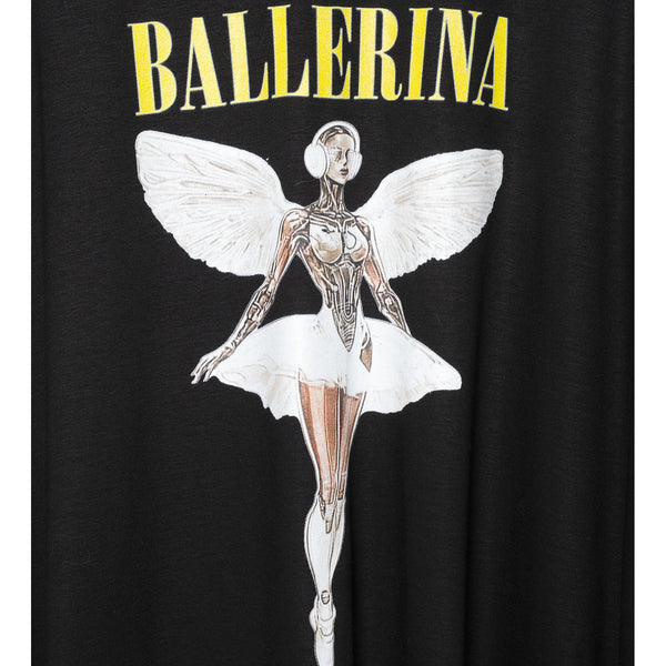 Women's　bedsidedrama/ベッドサイドドラマ NEO BALLERINA Flare T-Shirt (WHITE) BSD26SS-25C