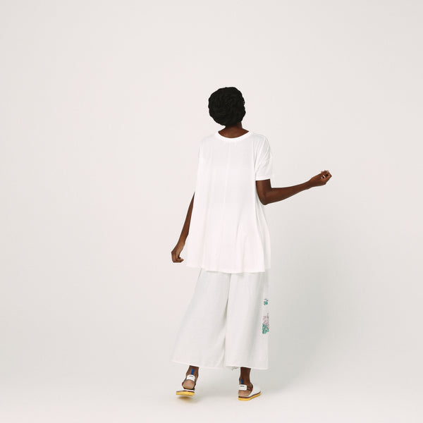 Women's　bedsidedrama/ベッドサイドドラマ NEO BALLERINA Flare T-Shirt (WHITE) BSD26SS-25C