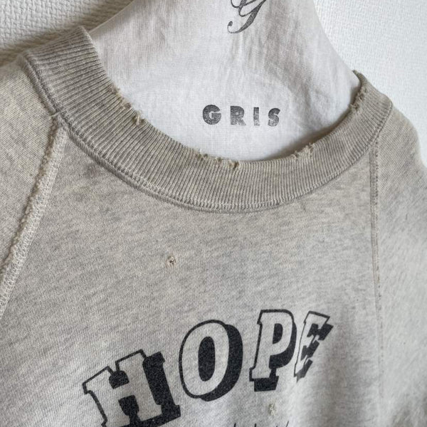 GRIS/グリ/  "HOPE" vintage sweat GR24AW-CU004B OATMEAL