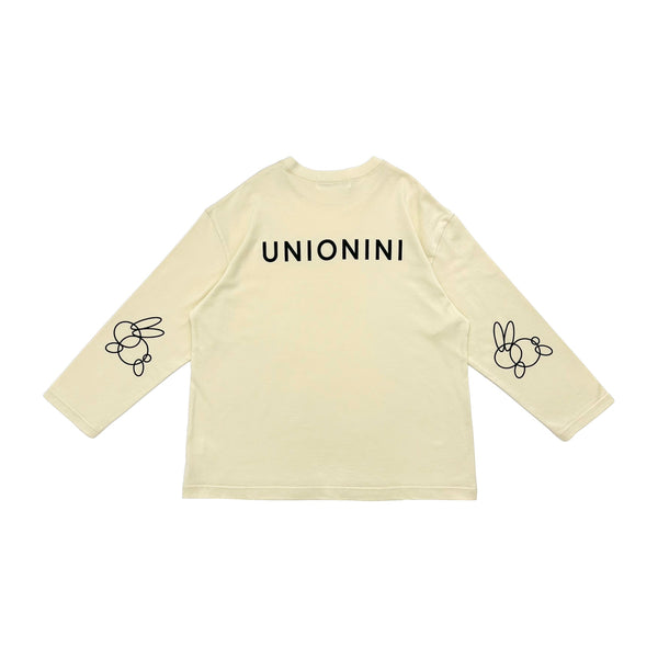 /UNIONINI/ユニオニーニ/24awcs066 ロゴロングスリーブTEE　yellow