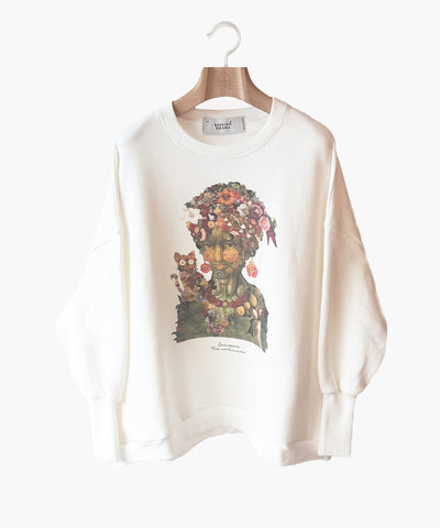 bedsidedrama/ベッドサイドドラマ  Seed Relax sweat/FRIDA BOLDO(white)bed24AW22　