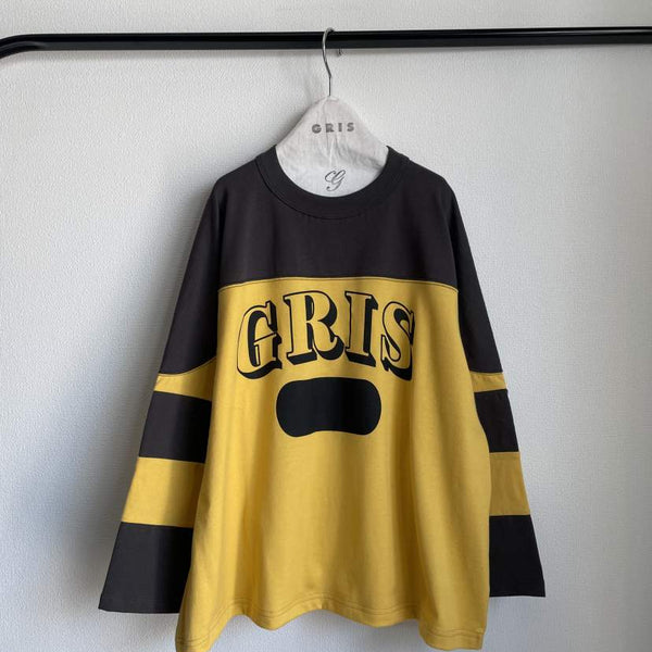 GRIS/Guri/Football long sleeve tee (yellow) GR25awcu003